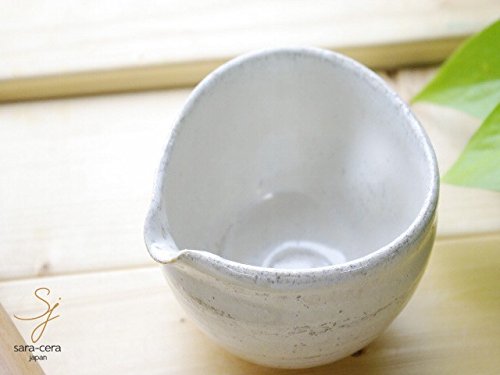 Amazon.co.jp: 松助窯 片口キッチンボウル白萩釉 納豆 ボール 溶き卵